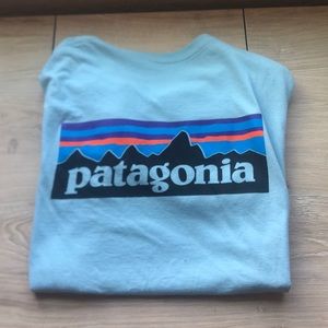 Patagonia logo tee